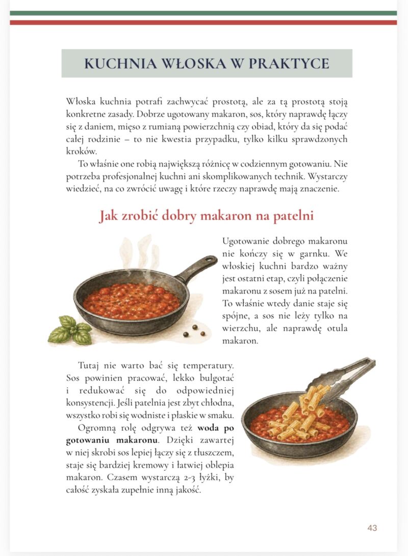 Screenshot E-BOOK "Włoskie smaki z dzieckiem przy stole"